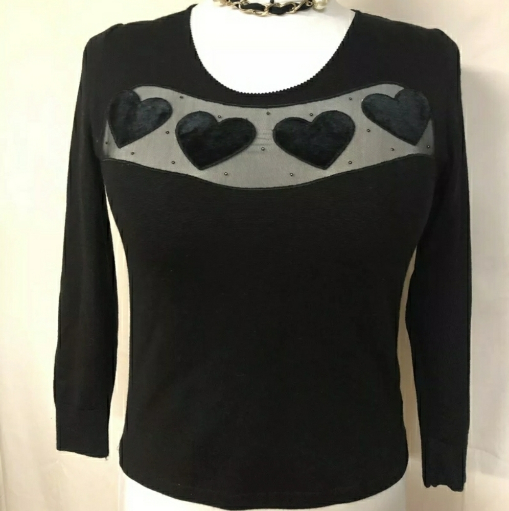 Bianco heart inserted top